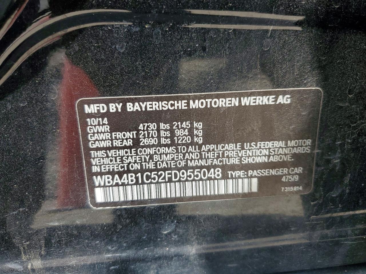 2015 BMW 4 Series