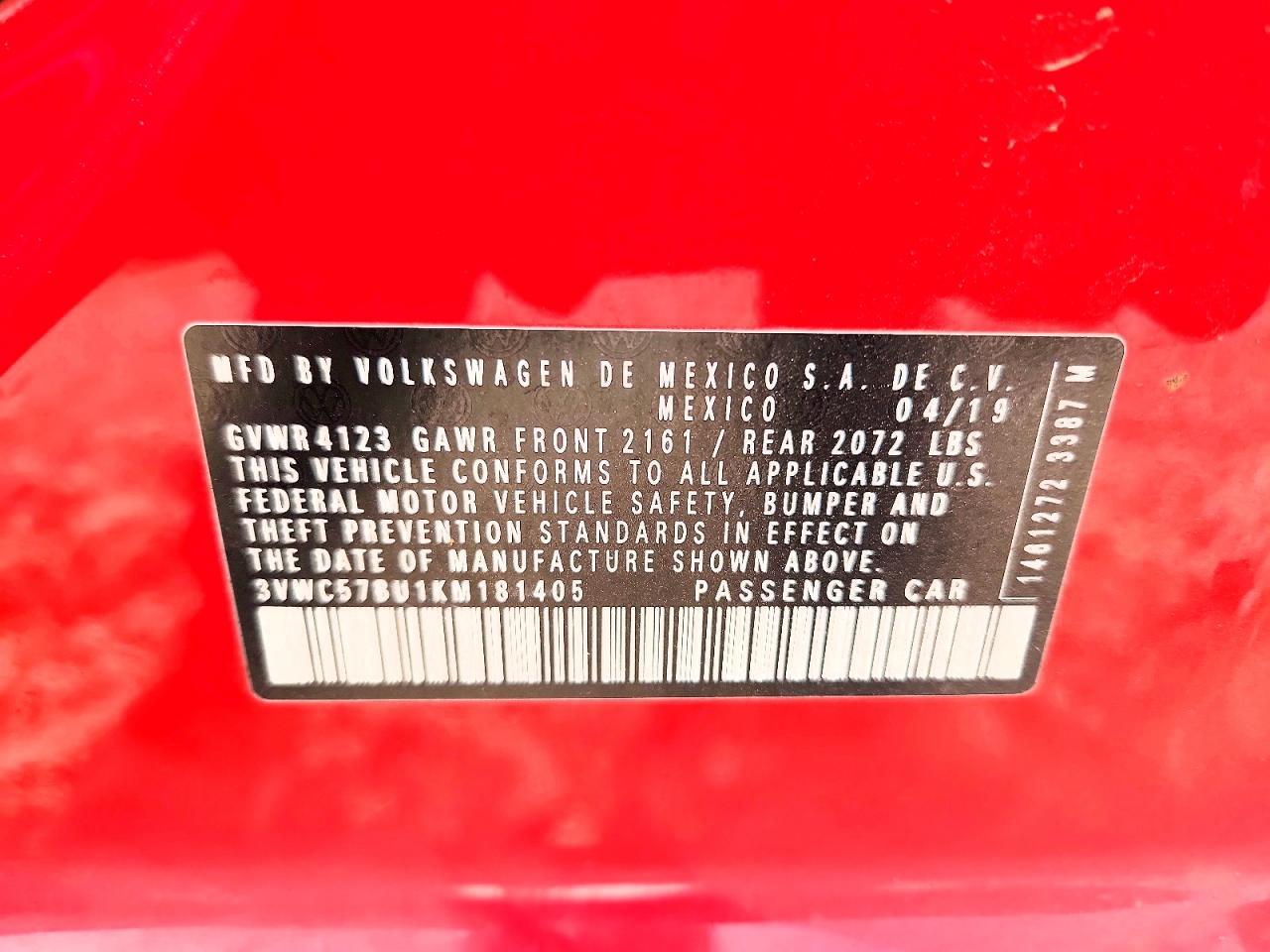 2019 VOLKSWAGEN JETTA