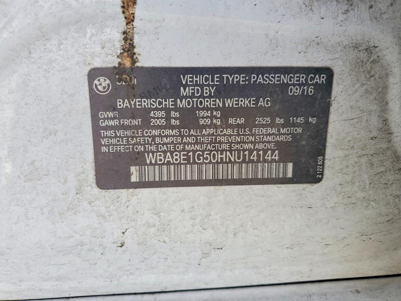 2017 BMW 3 SERIES