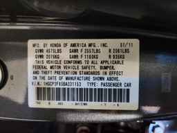 2011 HONDA ACCORD