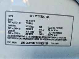 2025 TESLA MODEL Y