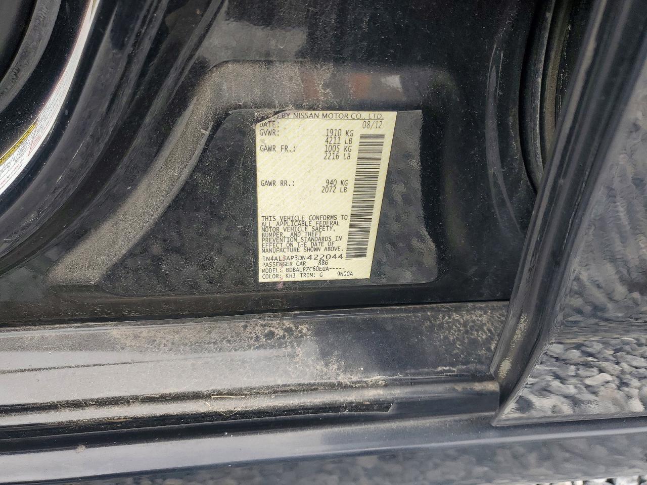 2013 NISSAN ALTIMA