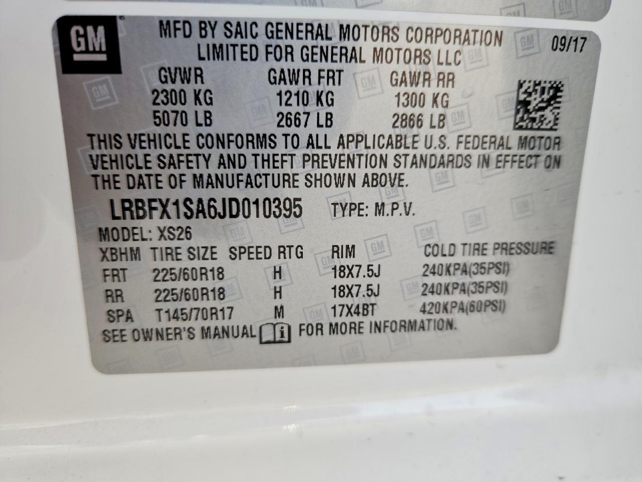 2018 BUICK Envision