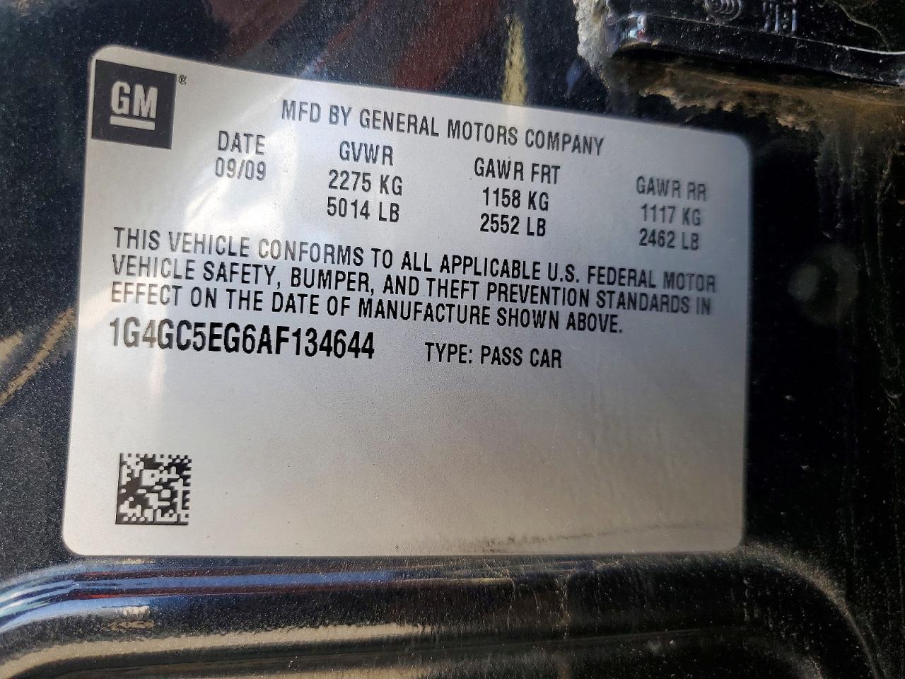 2010 BUICK LACROSSE
