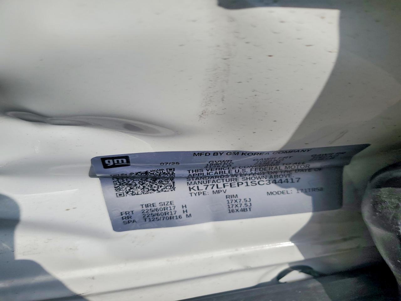 2025 CHEVROLET TRAX