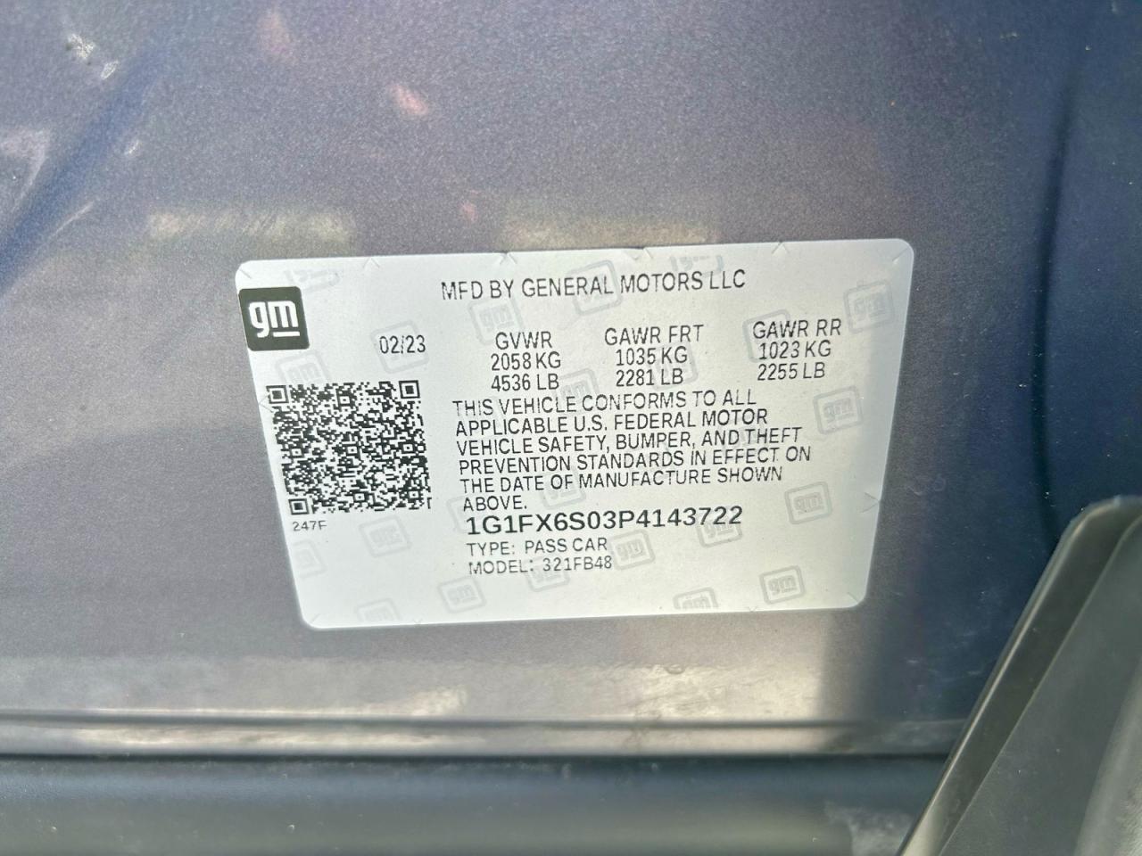 2023 CHEVROLET Bolt EV