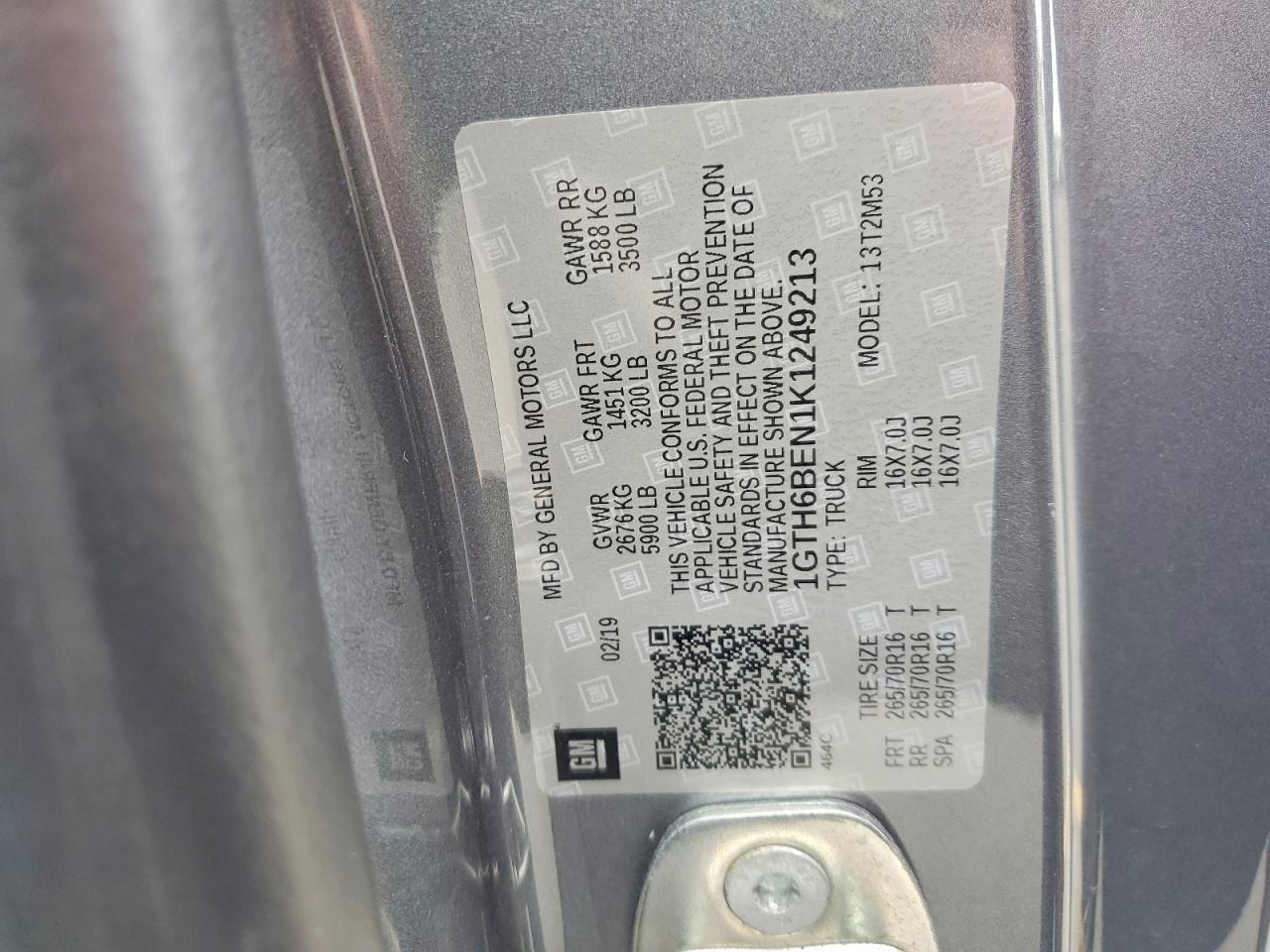 2019 GMC CANYON