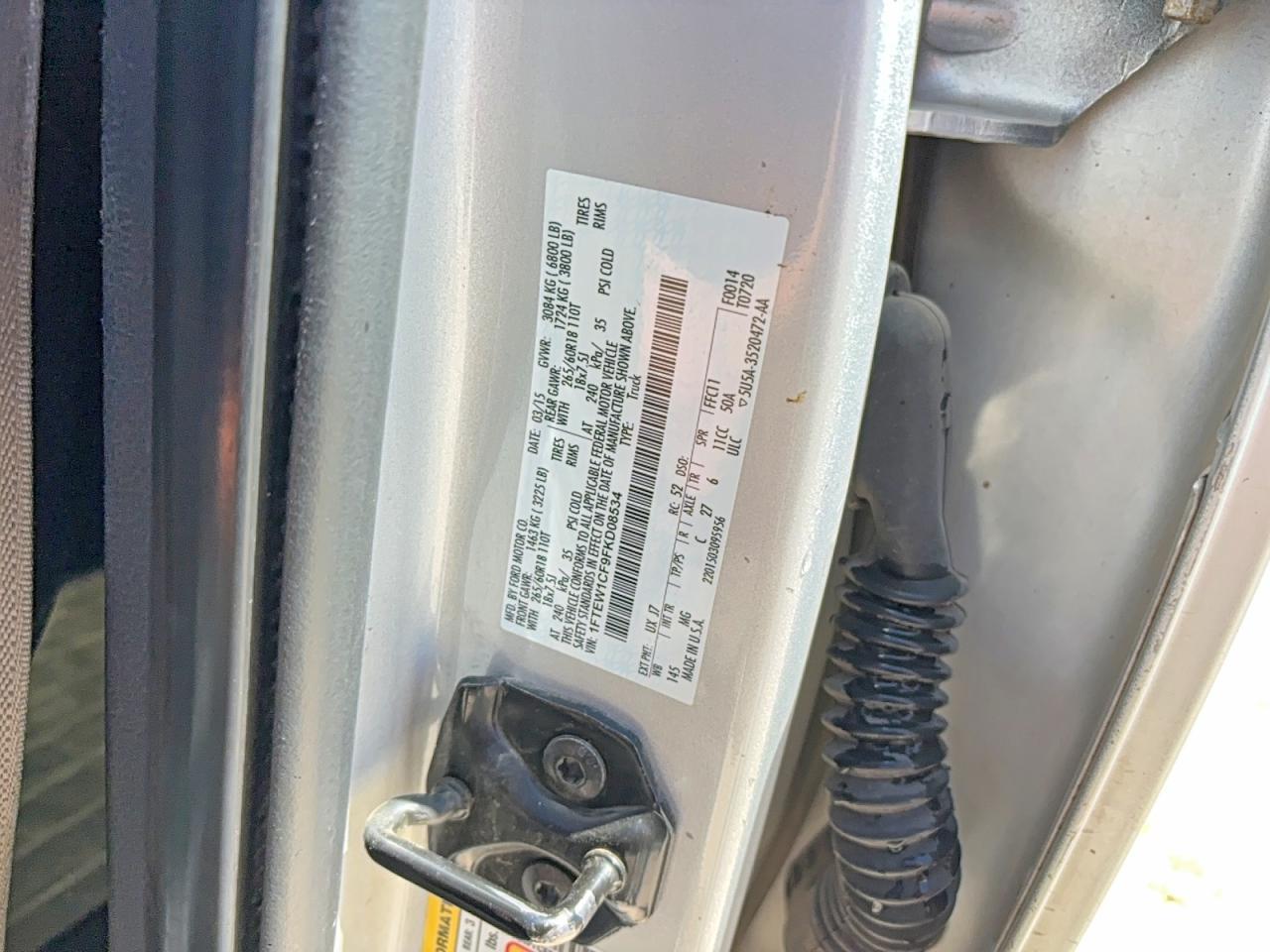 2015 FORD F-150 Lightning