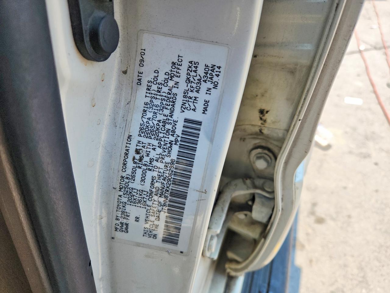 2002 TOYOTA 4Runner