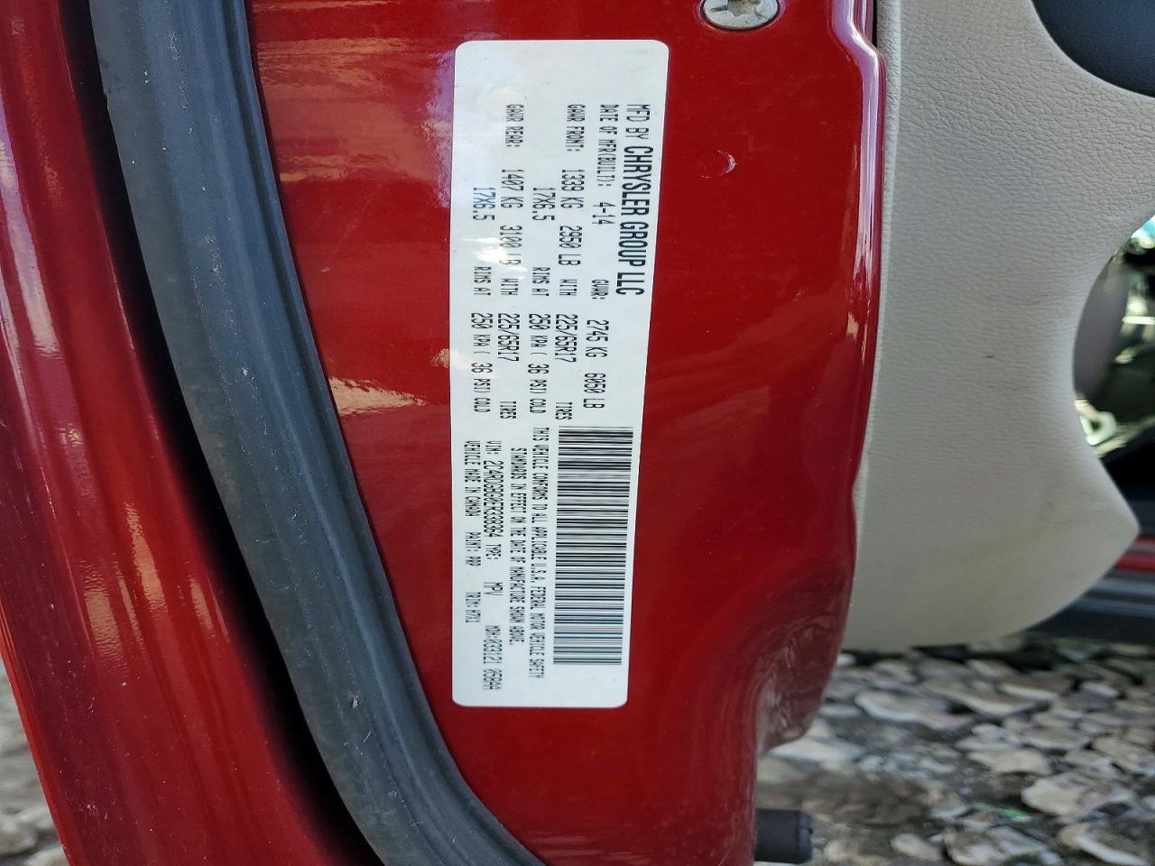 2016 DODGE GRAND CARAVAN