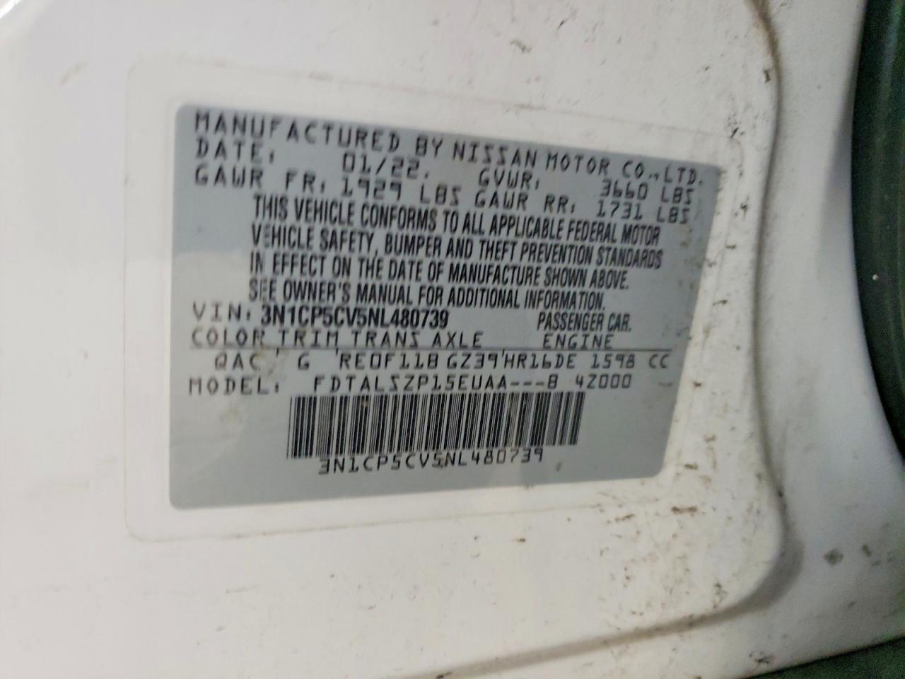 2022 NISSAN KICKS