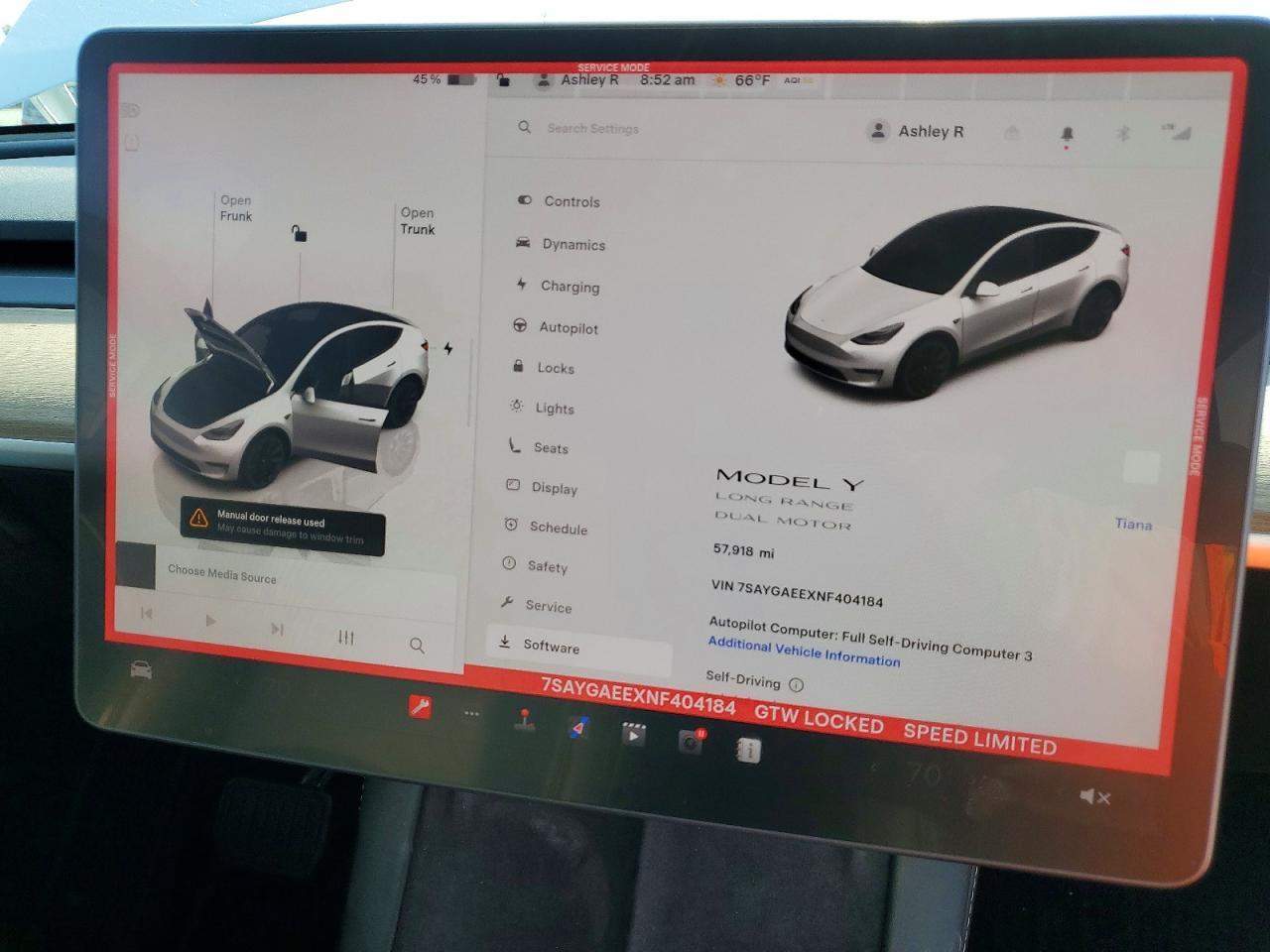 2022 TESLA MODEL Y