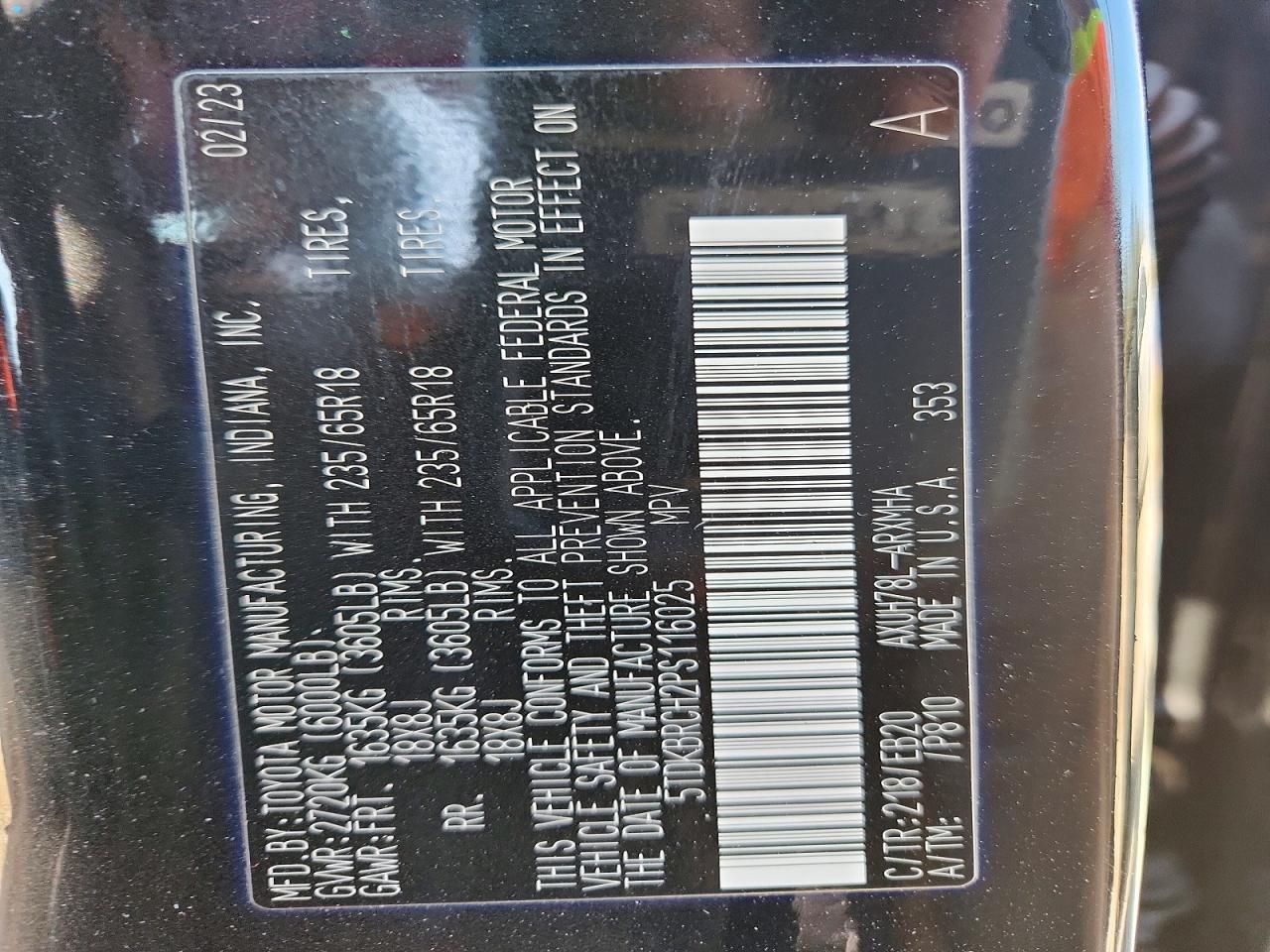 2023 TOYOTA Highlander Hybrid
