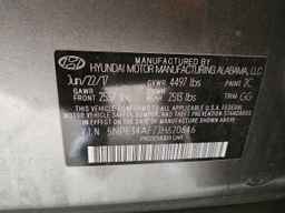 2018 HYUNDAI SONATA