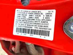 2016 HONDA CIVIC