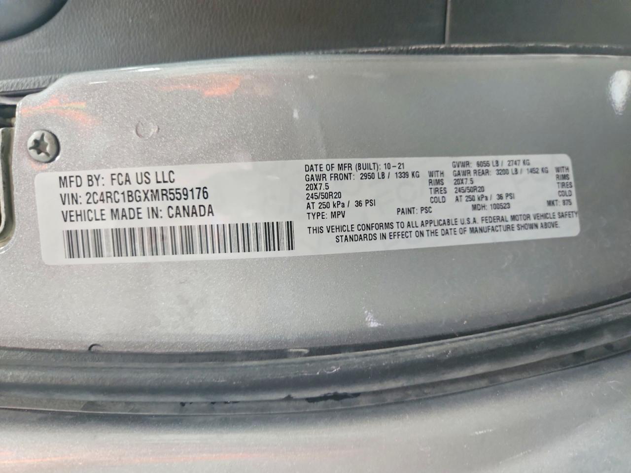 2021 CHRYSLER Pacifica
