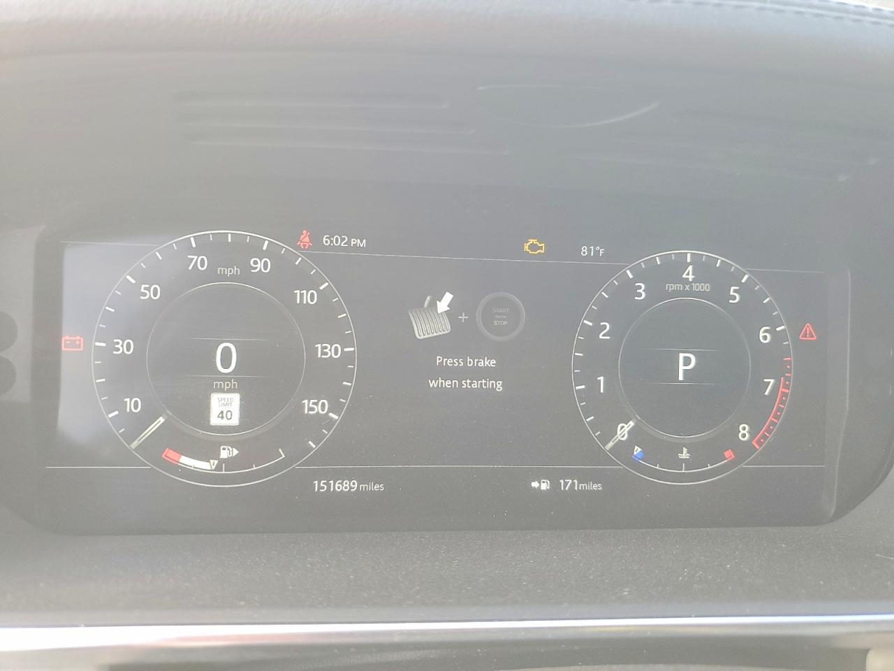 2019 LAND ROVER RANGE ROVER