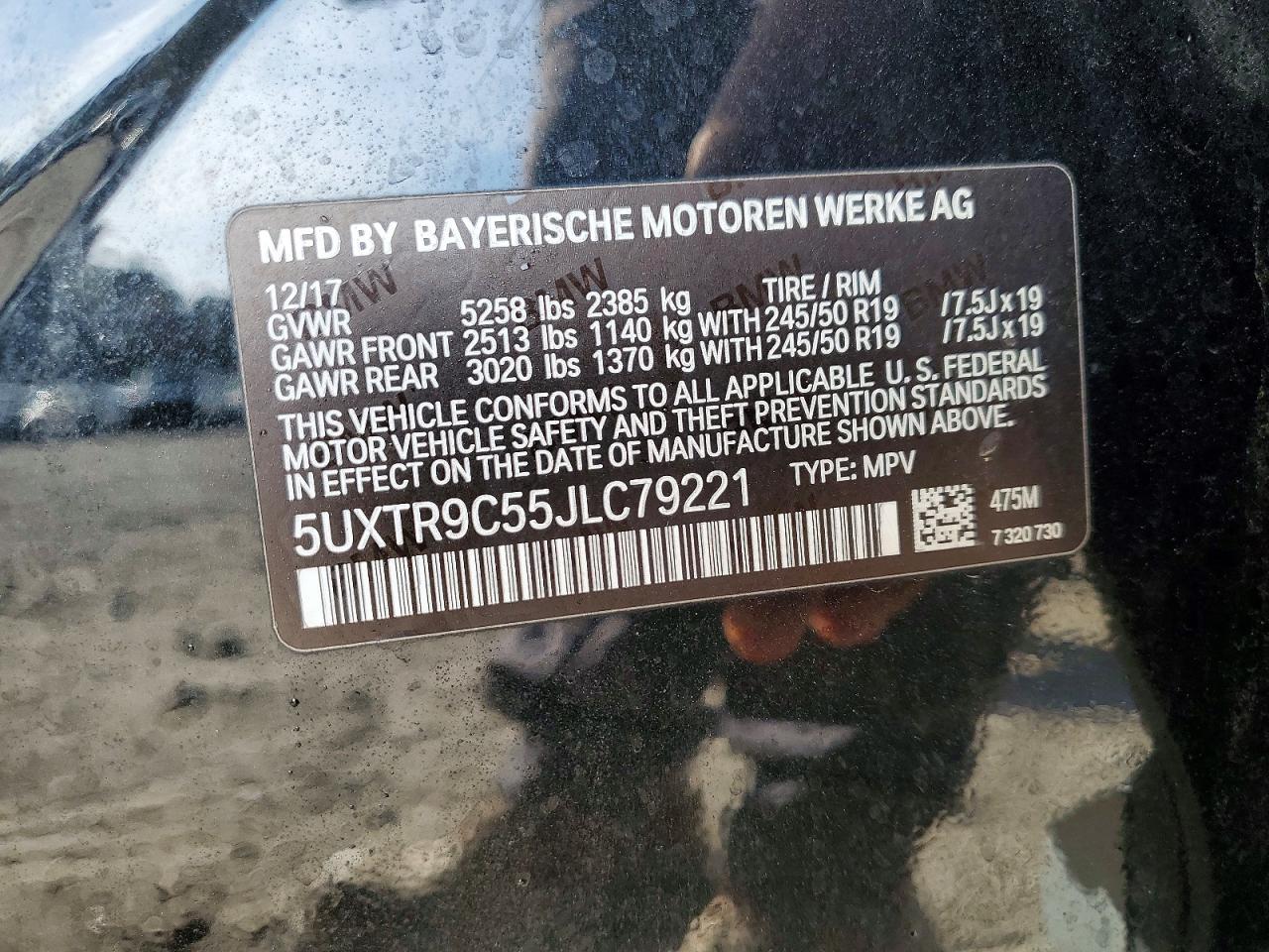 2018 BMW X3