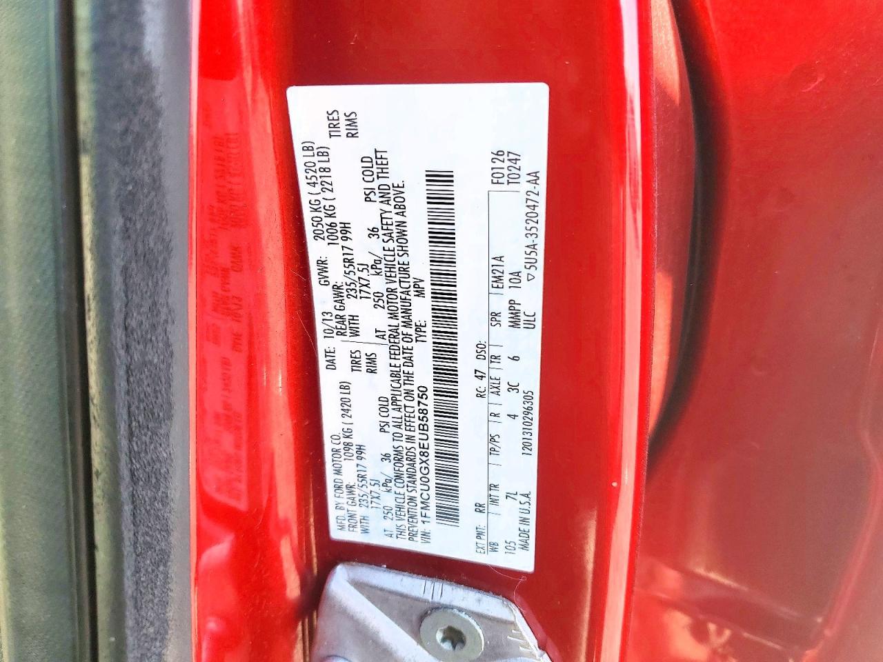 2014 FORD ESCAPE