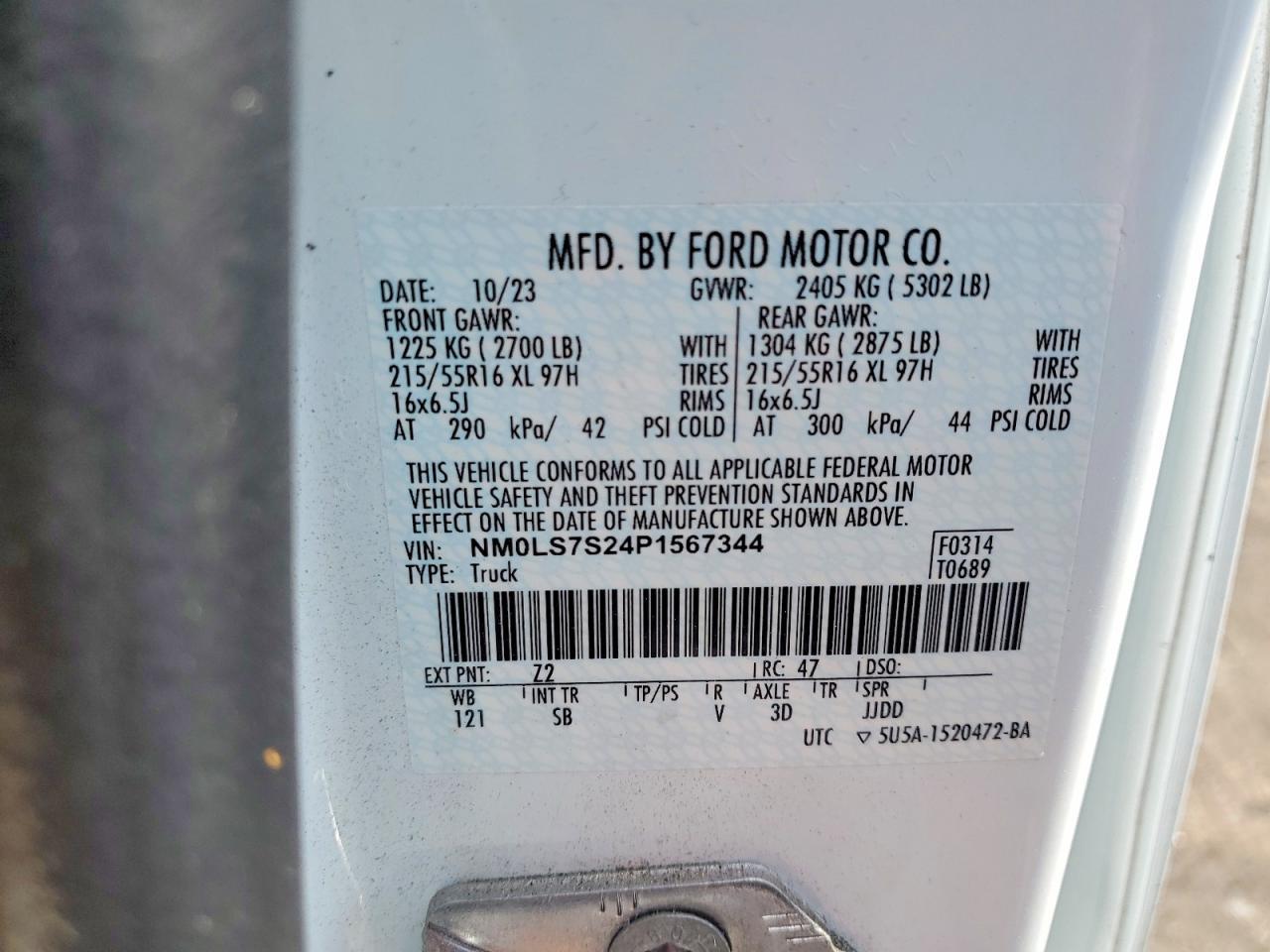 2023 FORD TRANSIT CONNECT