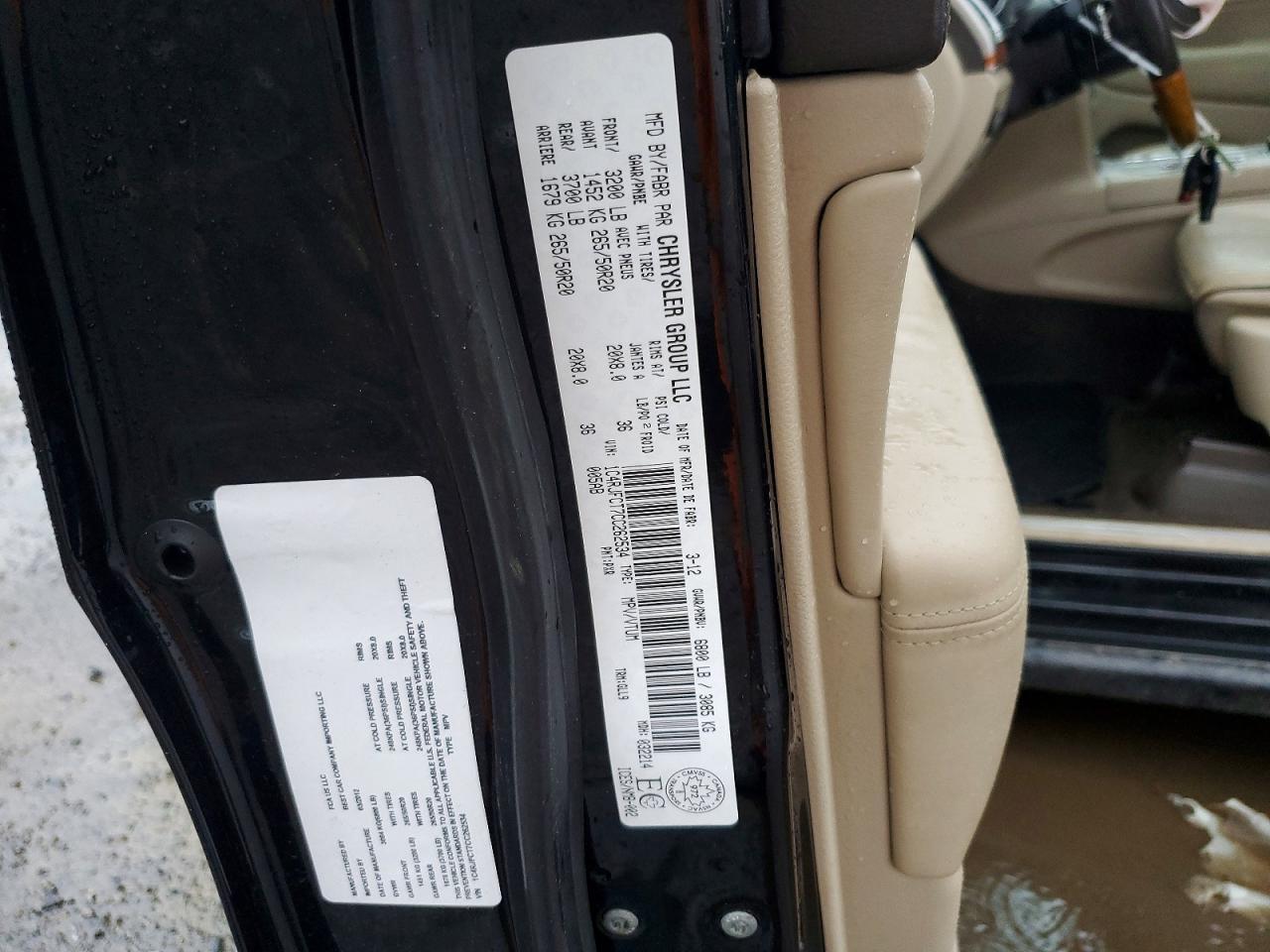 2012 JEEP Grand Cherokee
