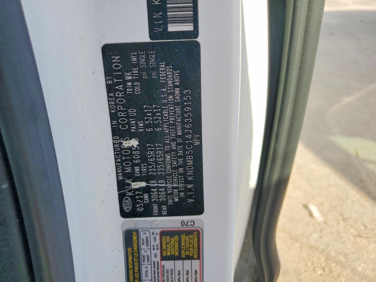 2018 KIA SEDONA
