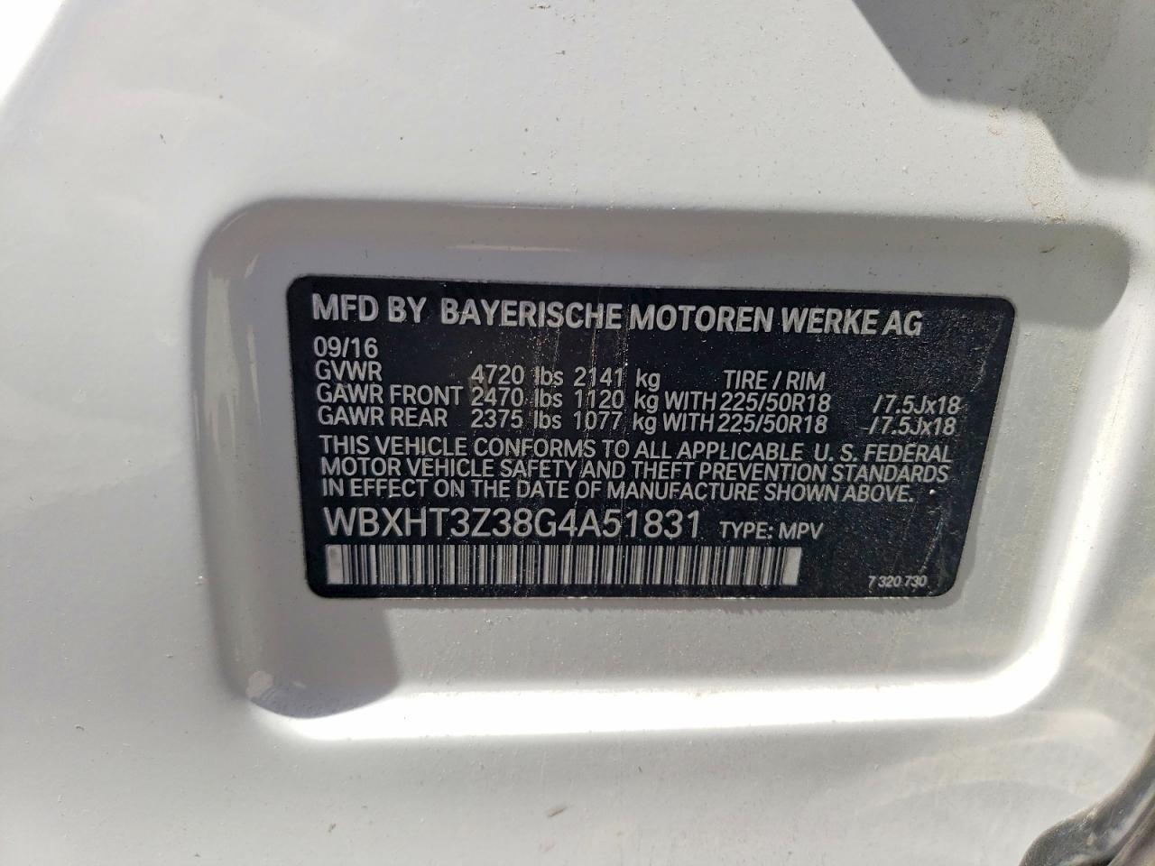 2016 BMW X1