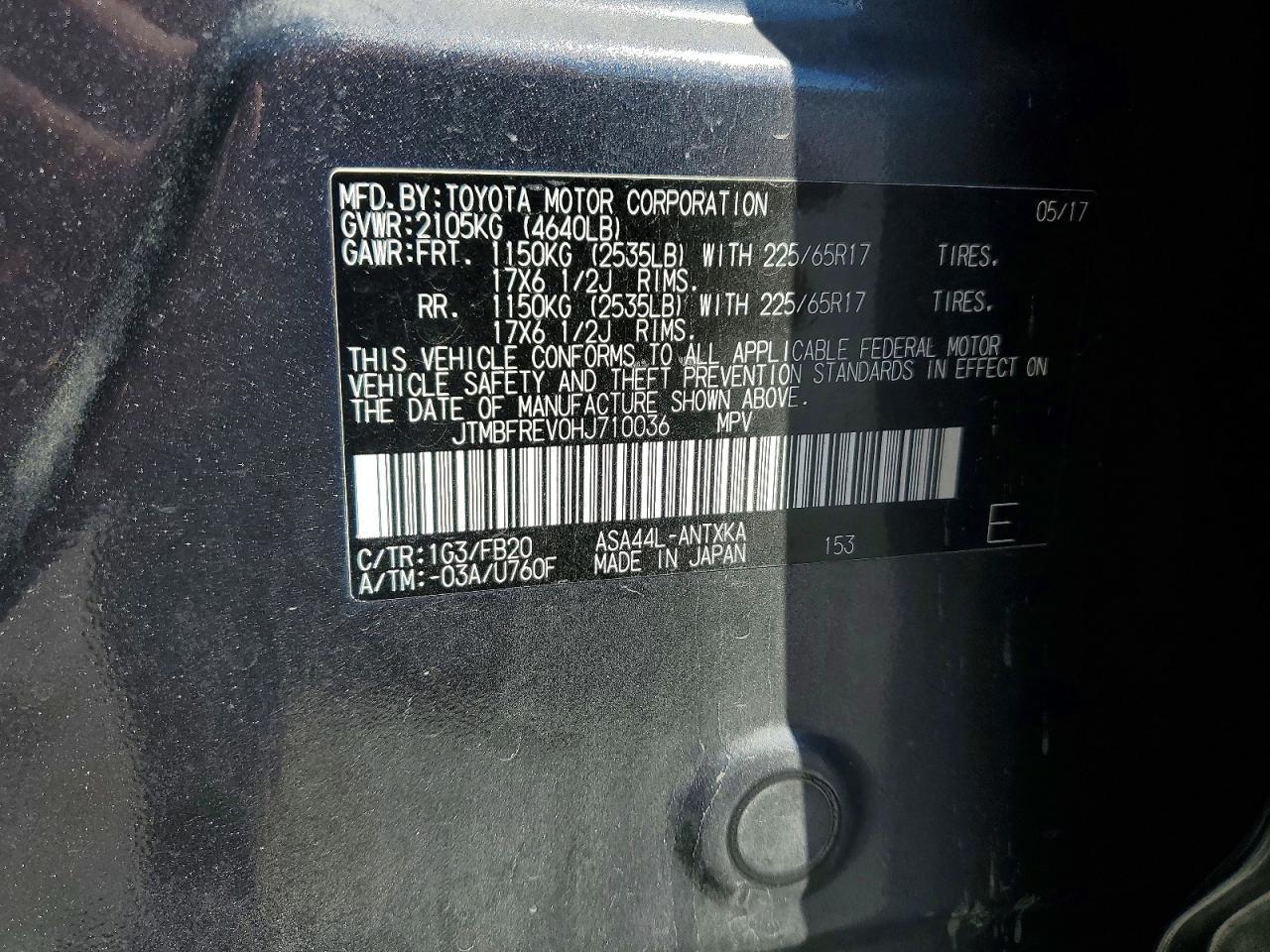 2017 TOYOTA RAV4