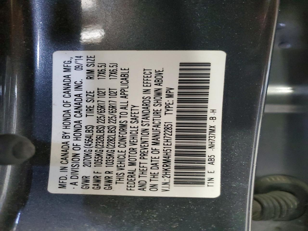 2014 HONDA CR-V