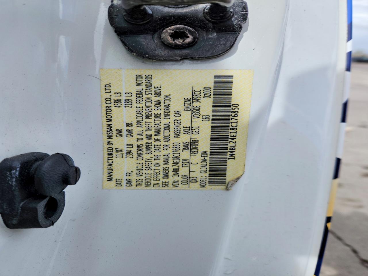 2008 NISSAN ALTIMA