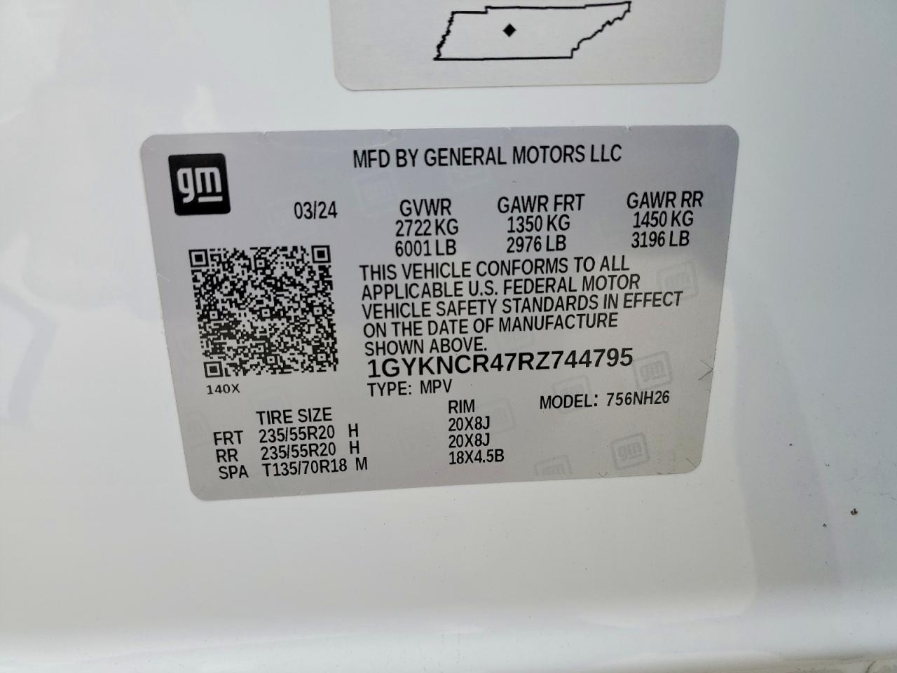 2024 CADILLAC XT5