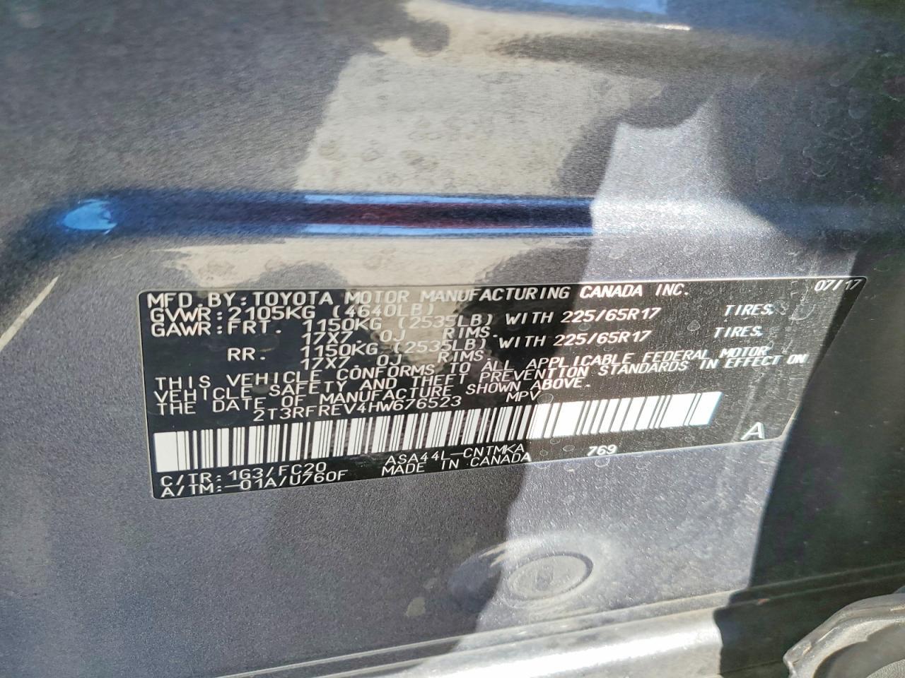 2017 TOYOTA RAV4