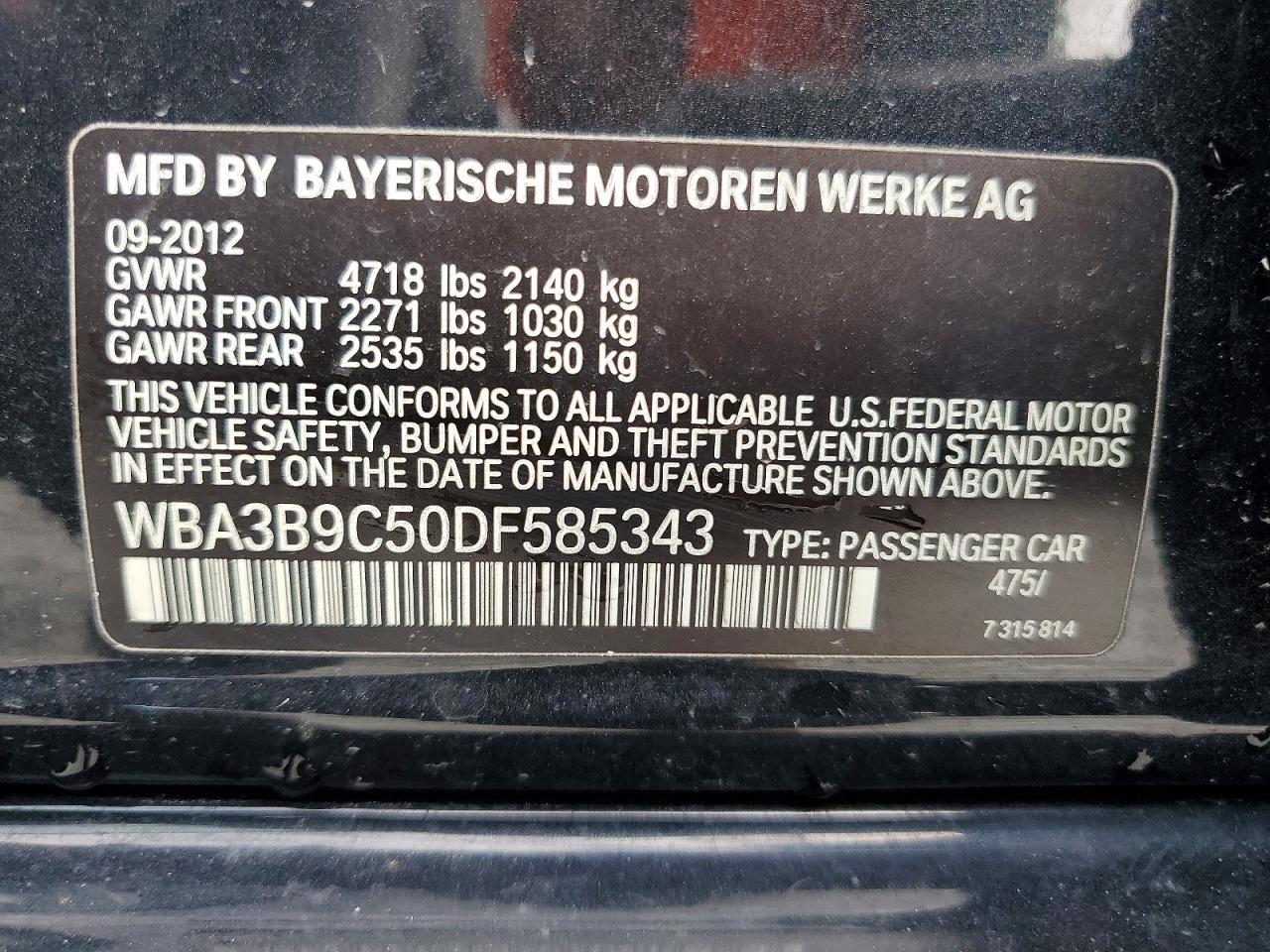 2013 BMW 3 SERIES