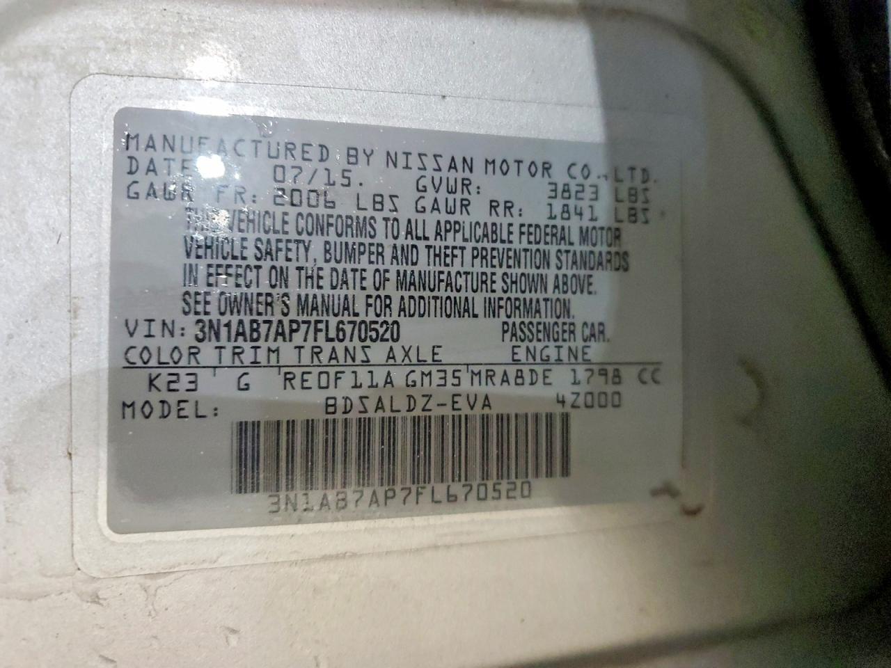 2015 NISSAN SENTRA