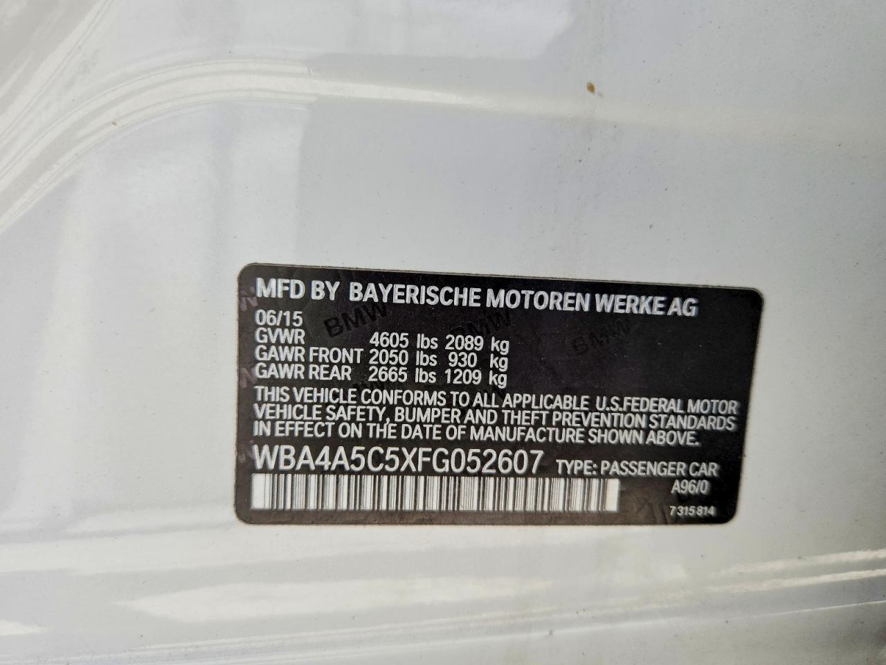 2015 BMW 4 Series