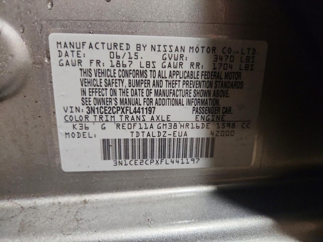 2015 NISSAN Versa Note