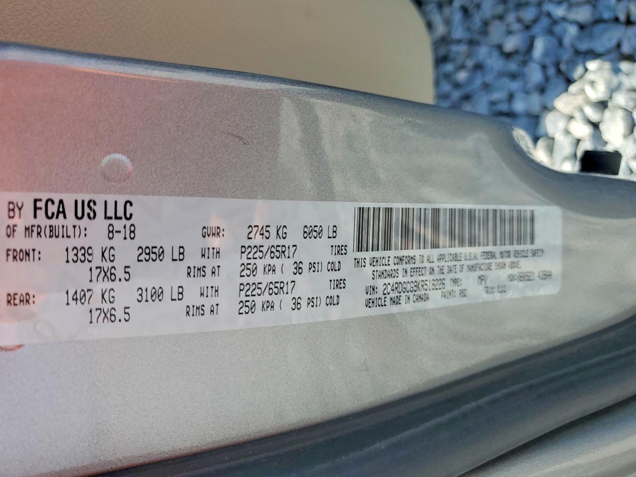 2019 DODGE GRAND CARAVAN