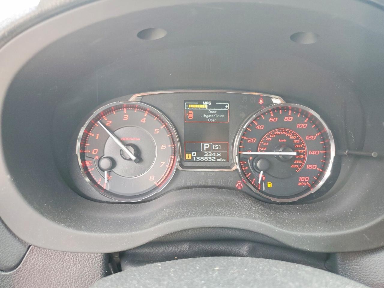2015 SUBARU WRX
