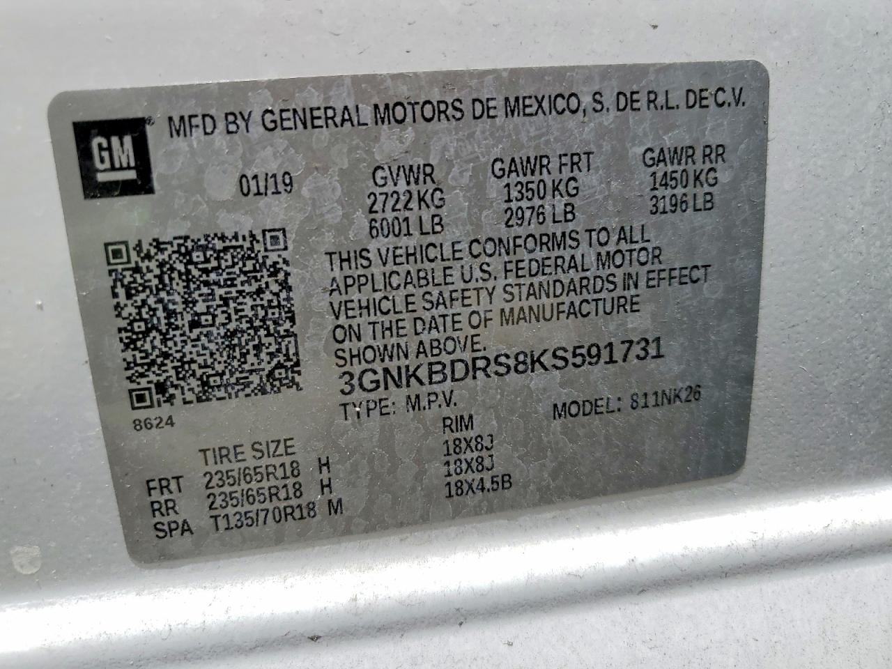 2019 CHEVROLET BLAZER