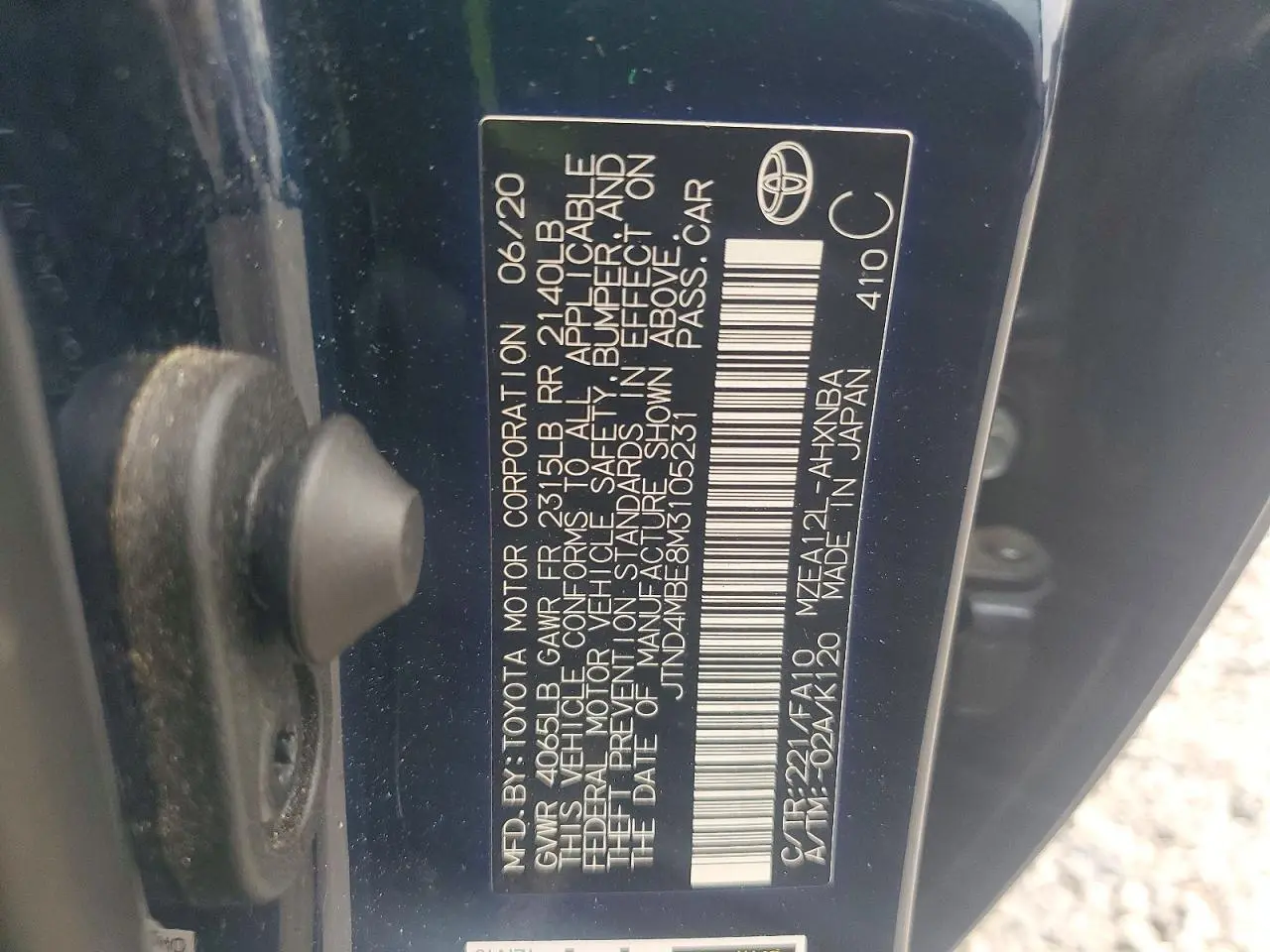2021 TOYOTA COROLLA