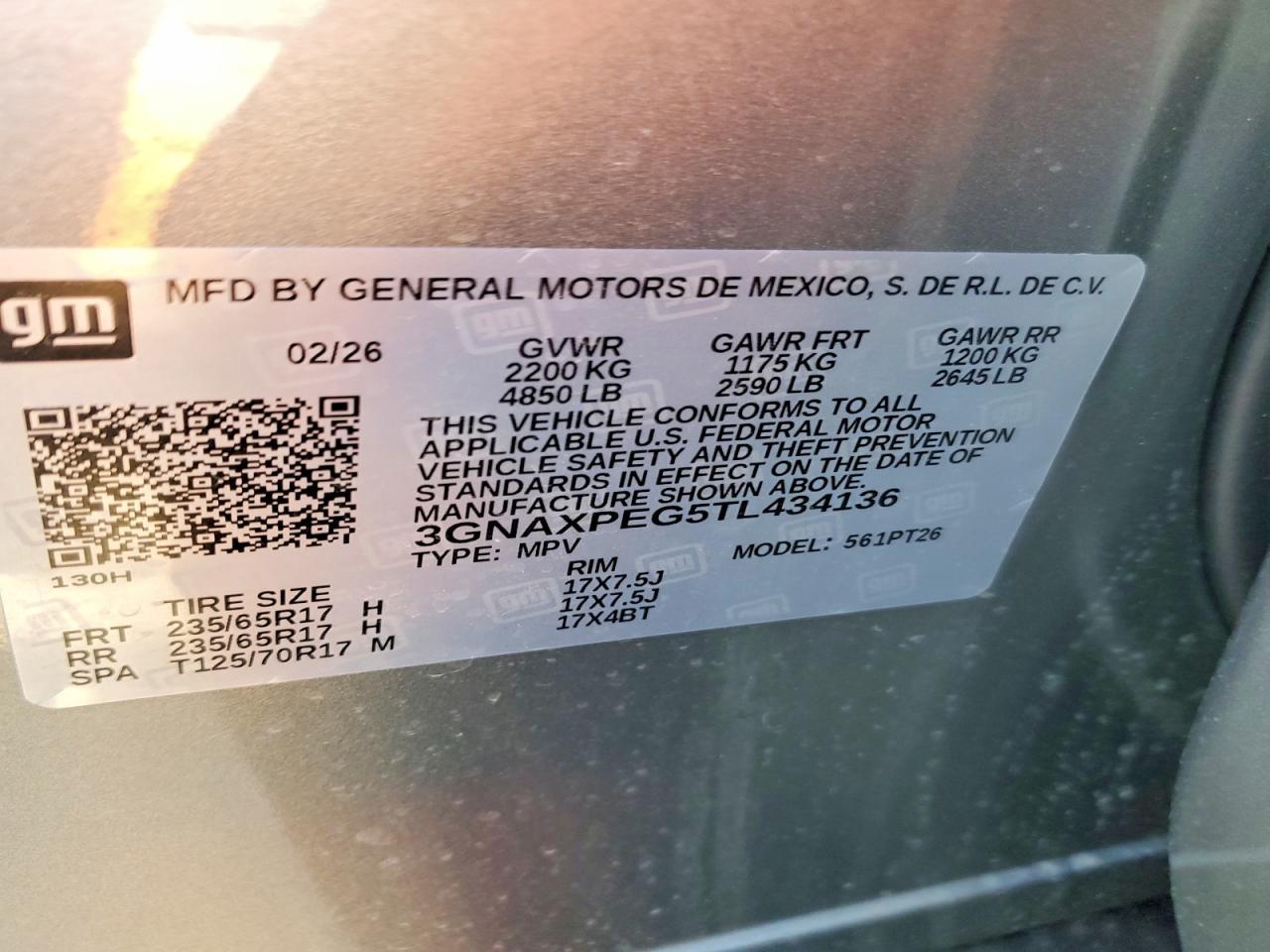 2026 CHEVROLET EQUINOX