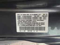 2012 HONDA ODYSSEY