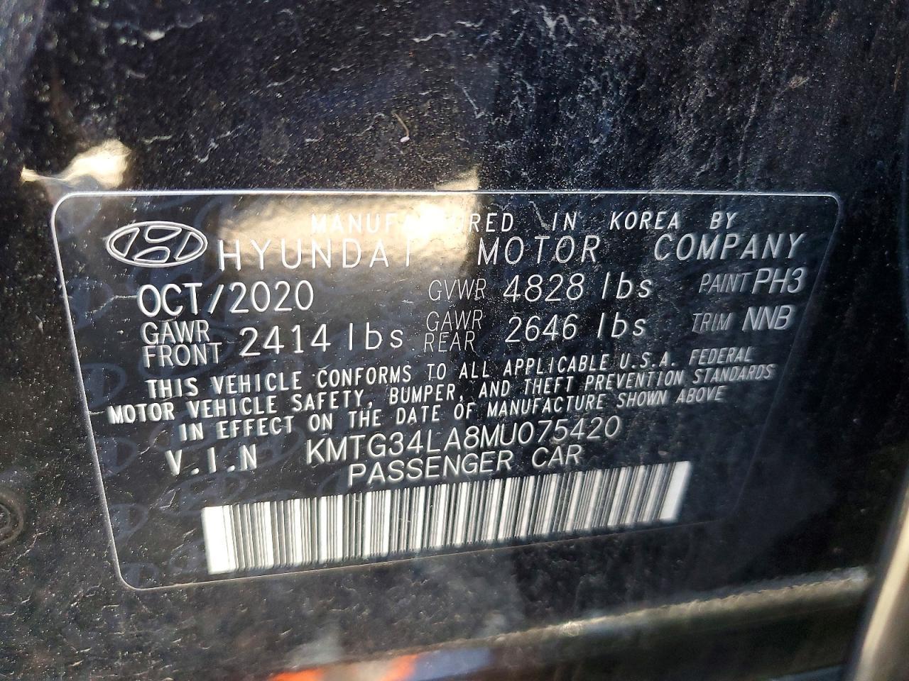 2021 GENESIS G70