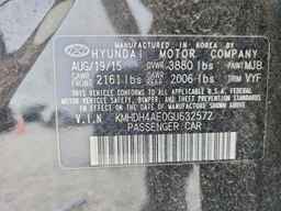 2016 HYUNDAI ELANTRA