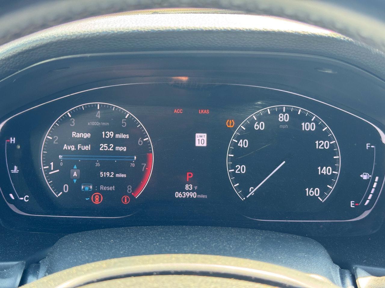 2019 HONDA ACCORD