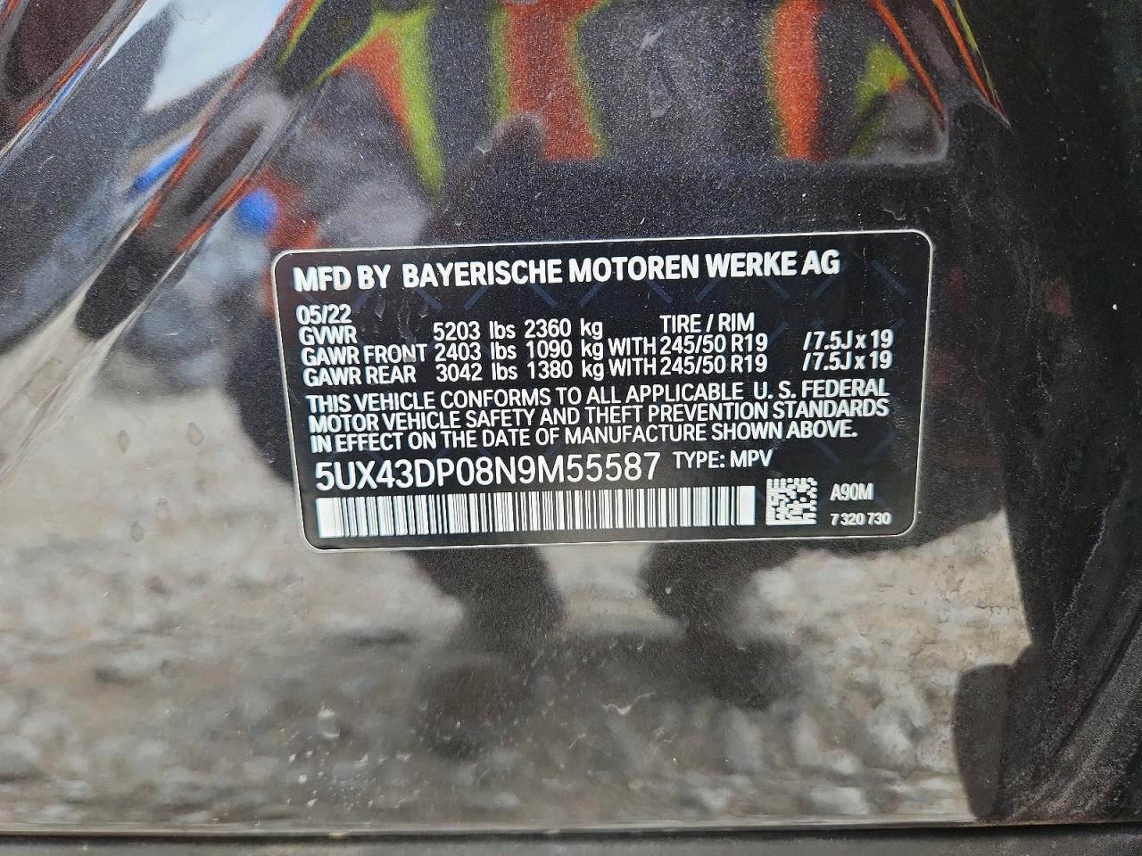 2022 BMW X3