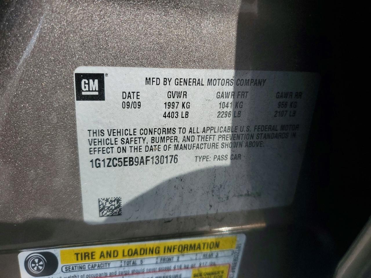 2010 CHEVROLET MALIBU