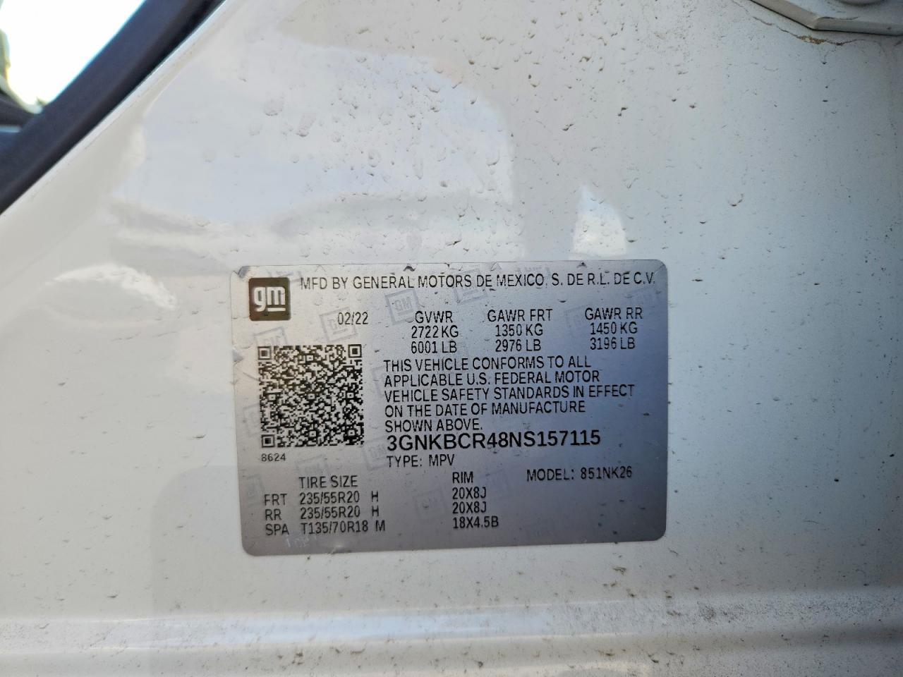 2022 CHEVROLET BLAZER
