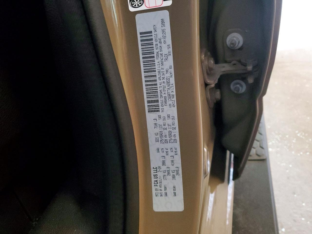 2020 RAM 1500