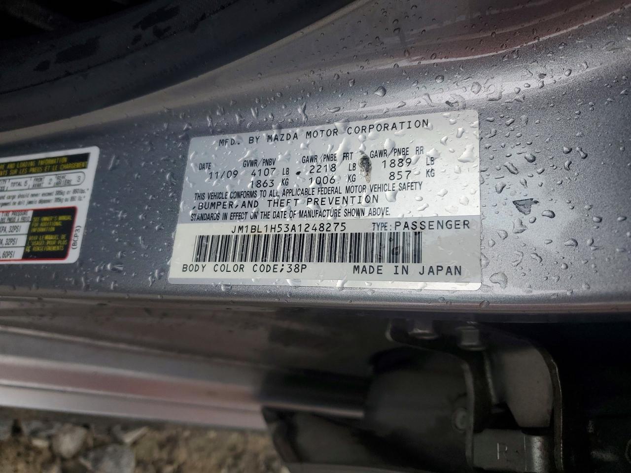 2010 MAZDA 3